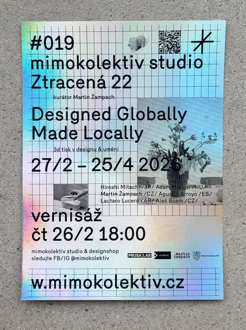 Invitation for “Designed globally, made locally” exhibition